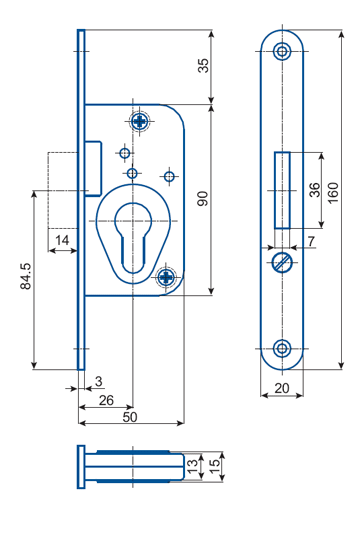 Zámek přídavný G 231